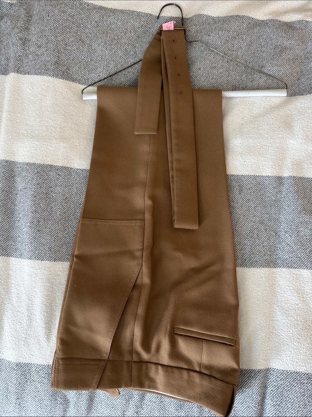 J. Crew Women's Brown Chino Pants with Matching Belt